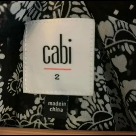 CAbi Polka Dot Black White Women's Blazer - Picture 7 of 8